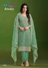 Anvika By Vipul Crinkle Chiffon Designer Salwar Suits Wholesale Online